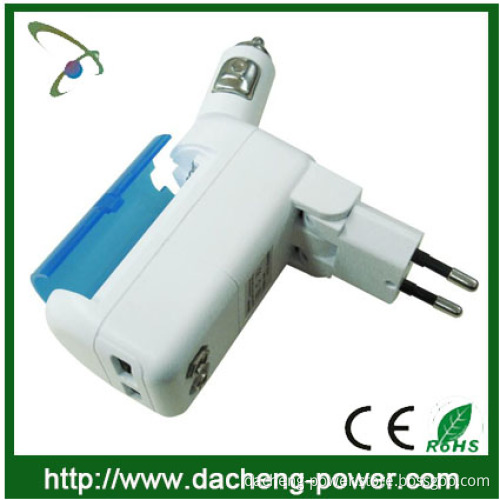 China hot selling dual port car charger lonio car phone charger